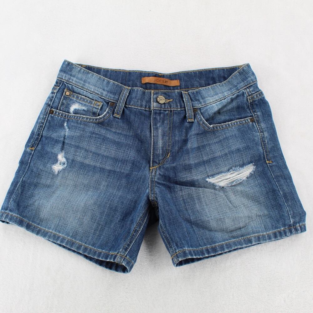 Joe’s Jeans Vintage Reserve 1971 Denim Shorts Distressed W26 Women’s Blue